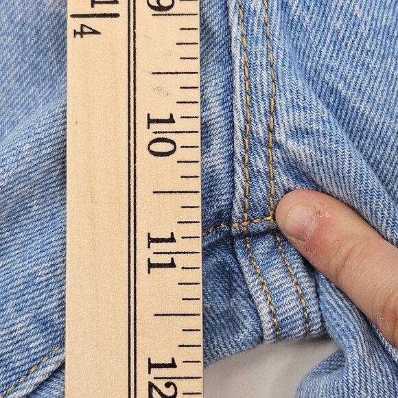 Levi's Premium 501 Crop Jeans In Ojai Ring Women's Size 27 Distressed High Rise - Picture 16 of 16